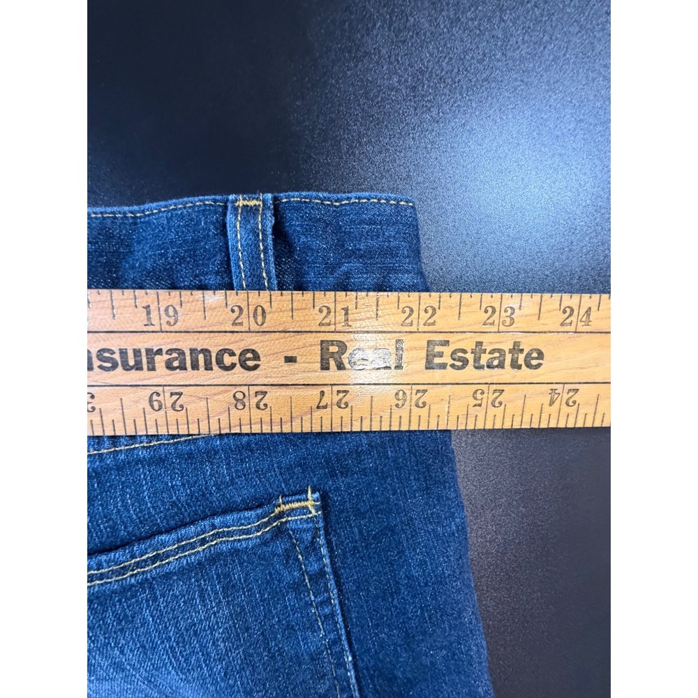 The Foundry Supply Co Flex Denim Jeans Mens 48x32 Dark Wash Straight Leg Blue K1 - Picture 8 of 8